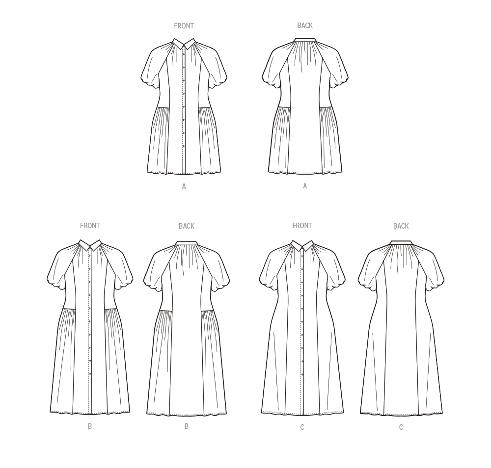McCall’s Women's Shirtdress Sewing Pattern M8385