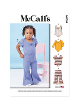 McCall’s Toddlers Knit Bodysuits And Pants Sewing Pattern M8394