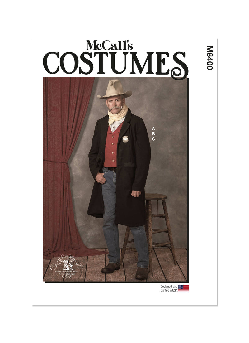 McCall’s Men's Costumes Sewing Pattern M8400