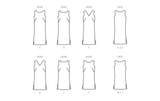 McCall’s Misses Dresses In Two Lengths With Choice Of Three Necklines Sewing Pattern M8402