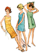 McCall’s Misses Dresses In Two Lengths With Choice Of Three Necklines Sewing Pattern M8402