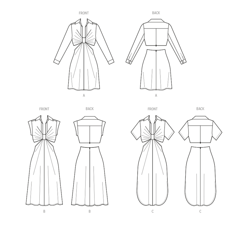 McCall’s Misses Dress With Sleeve And Length Variations Sewing Pattern M8403