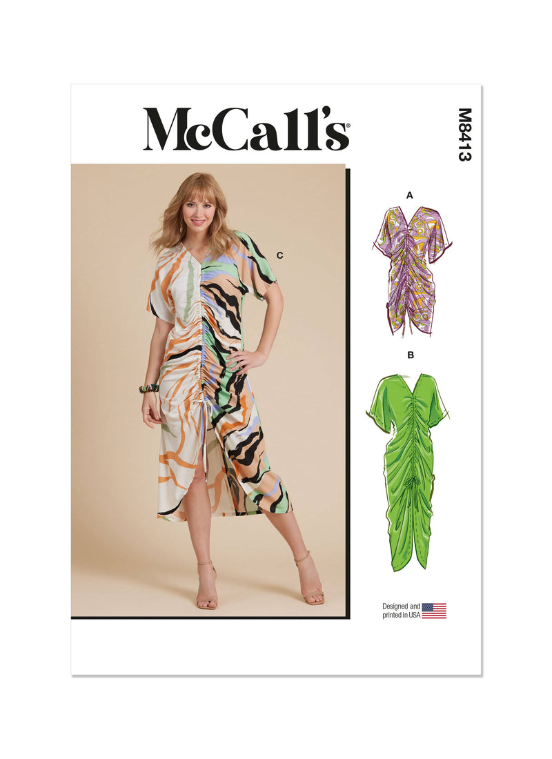 McCall’s Misses Caftan In Two Lengths Sewing Pattern M8413