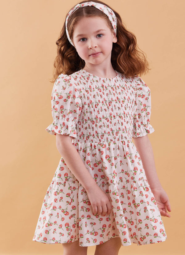 McCall’s Children's Dress With Sleeve Variations And Headband Sewing Pattern M8417