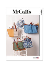 McCall’s Tote Bags And Hat Sewing Pattern M8419