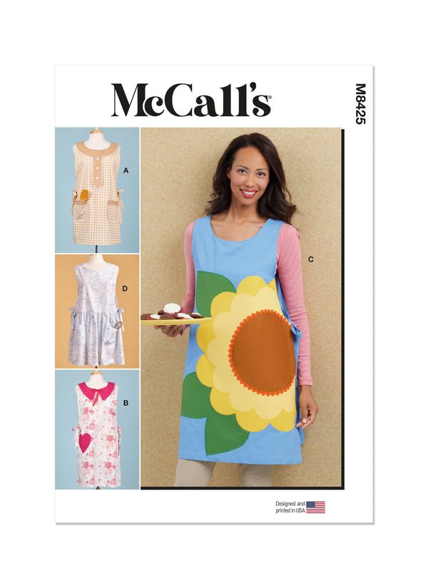 McCall’s Misses Aprons Sewing Pattern M8425