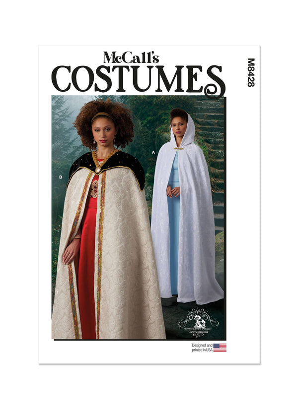 McCall’s Misses Cape Costume Sewing Pattern M8428