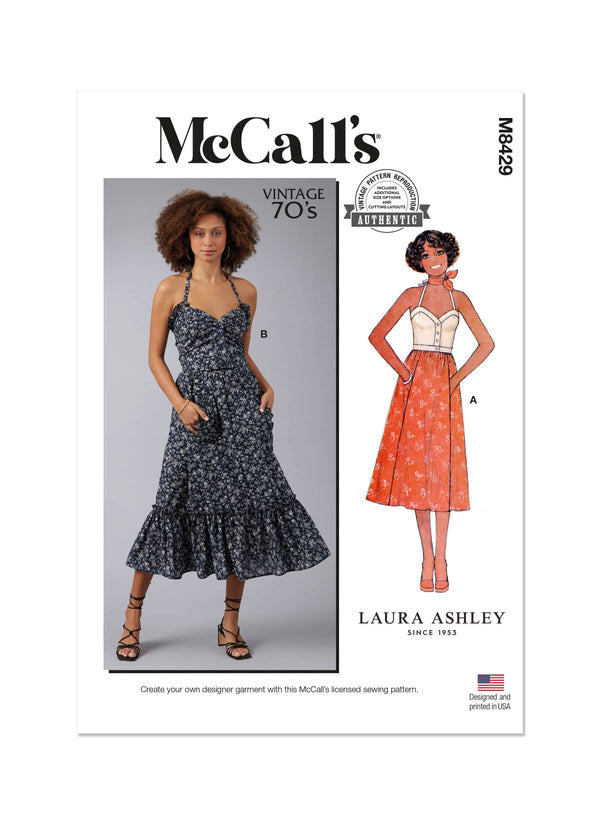 McCall’s Misses Top And Skirt Sewing Pattern M8429