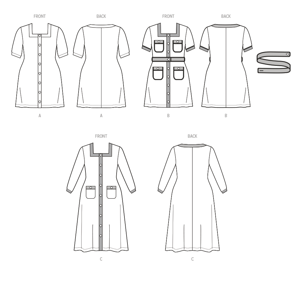 McCall’s Women's Knit Dresses Sewing Pattern M8435
