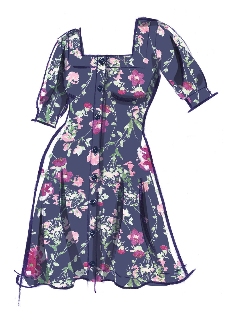 McCall’s Women's Knit Dresses Sewing Pattern M8435