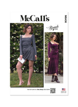 McCall’s Misses Knit Dress In Two Lengths Sewing Pattern M8436