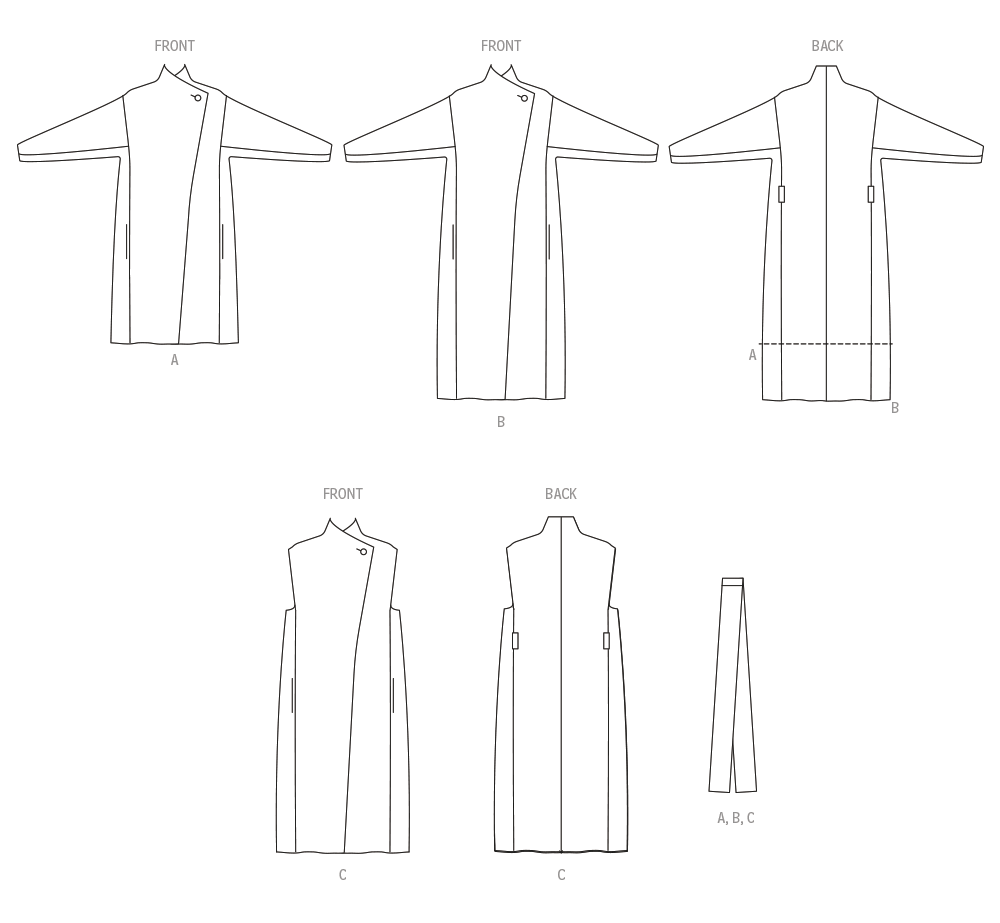 McCall’s Women's Coats And Vest Sewing Pattern M8439