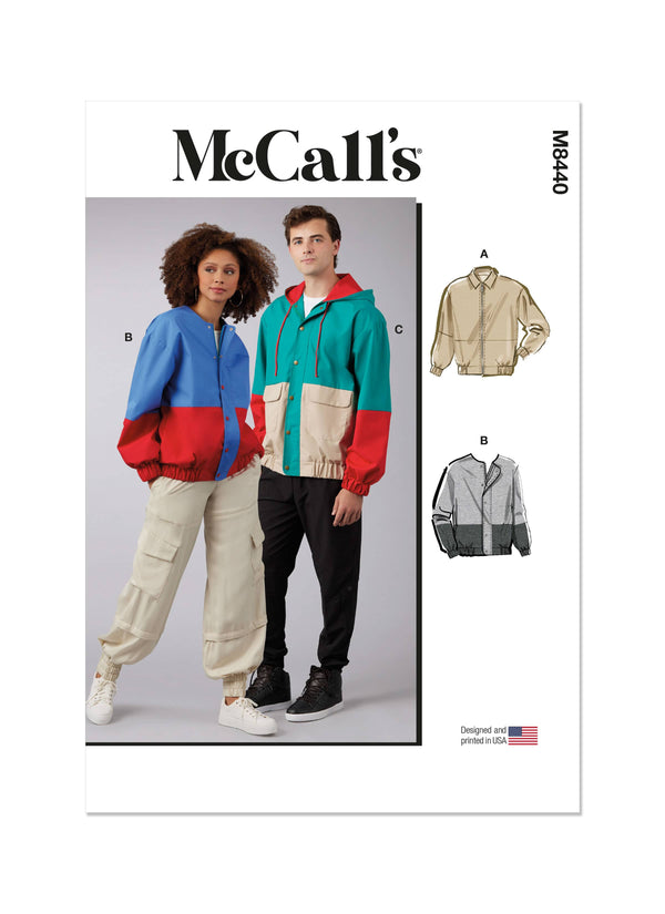 McCall’s Unisex Jacket Sewing Pattern M8440