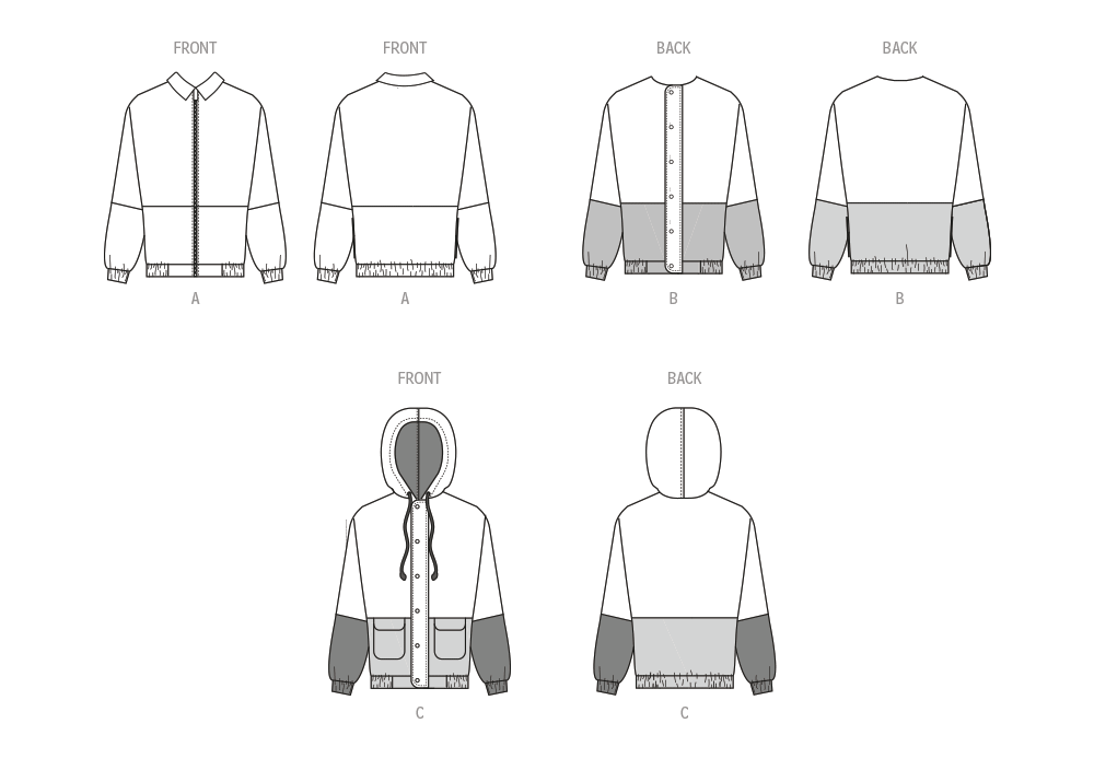 McCall’s Unisex Jacket Sewing Pattern M8440