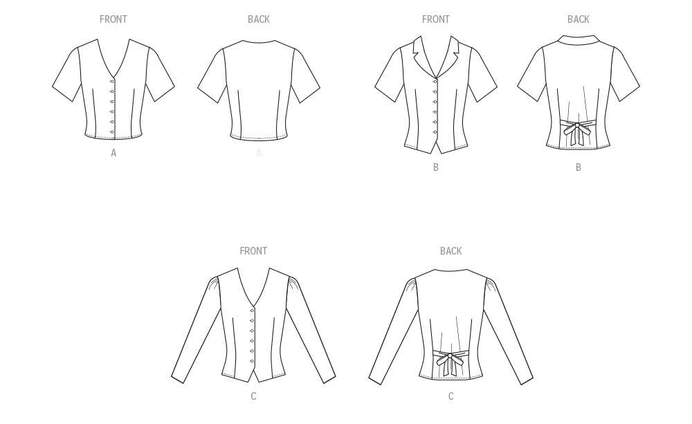 McCall’s Misses Tops Sewing Pattern M8451