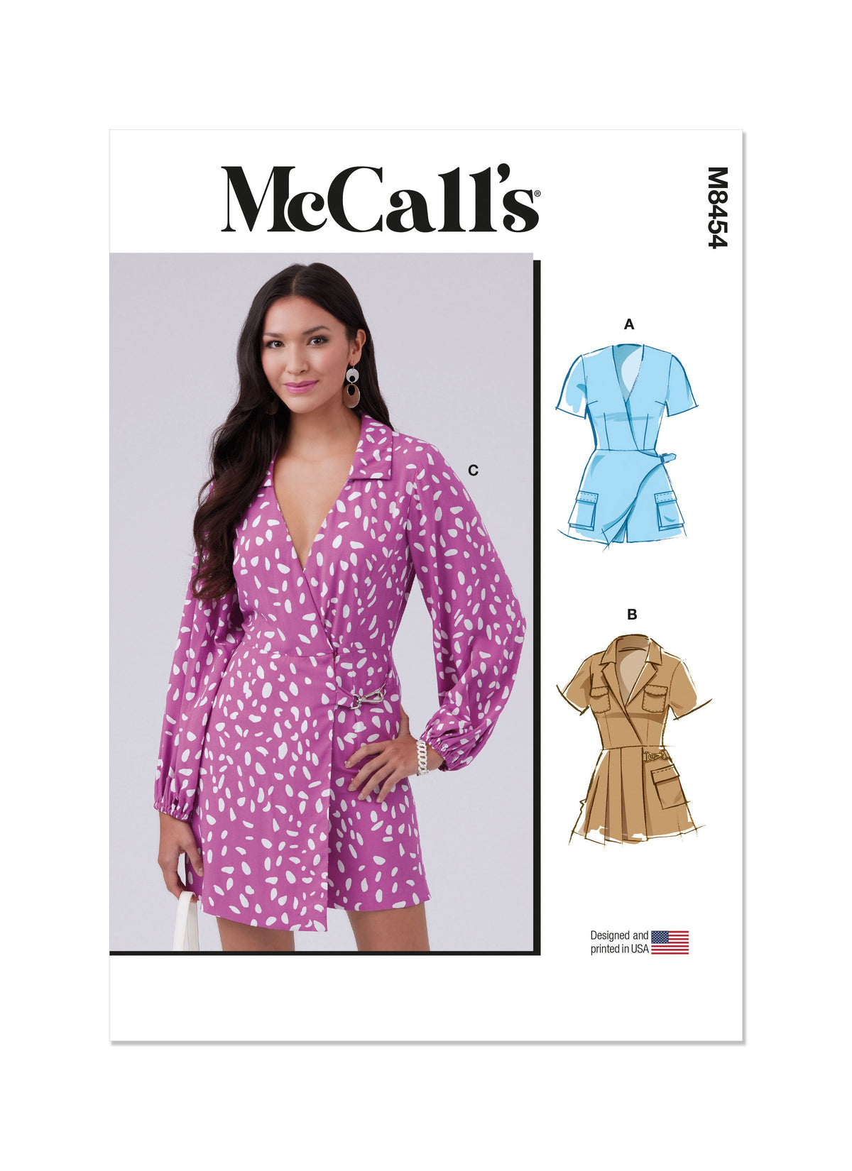 McCall’s Misses Romper Sewing Pattern M8454