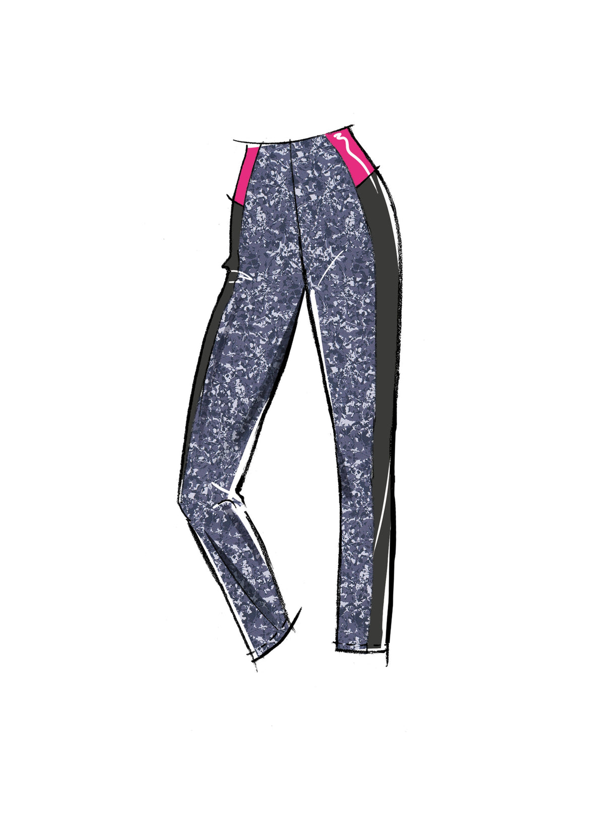 McCall’s Misses Knit Top And Leggings Sewing Pattern M8455