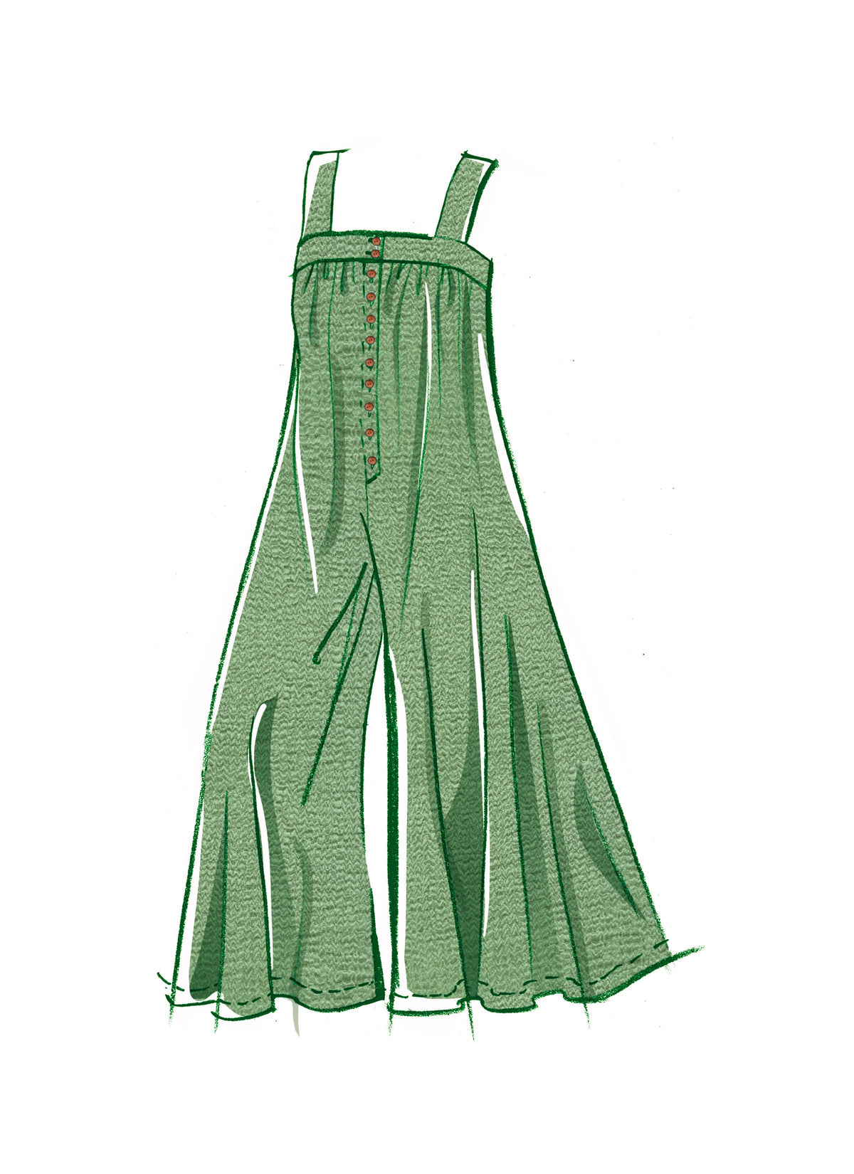 McCall’s Misses Loose Fit Jumpsuit And Sash Sewing Pattern M8457