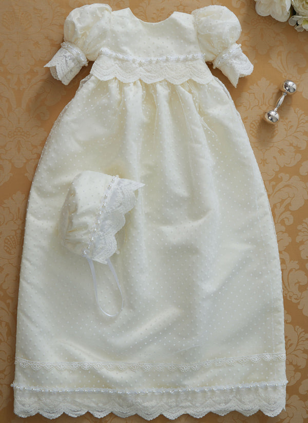 McCall’s Infant's Christening Gown, Romper And Bonnet Sewing Pattern M8460