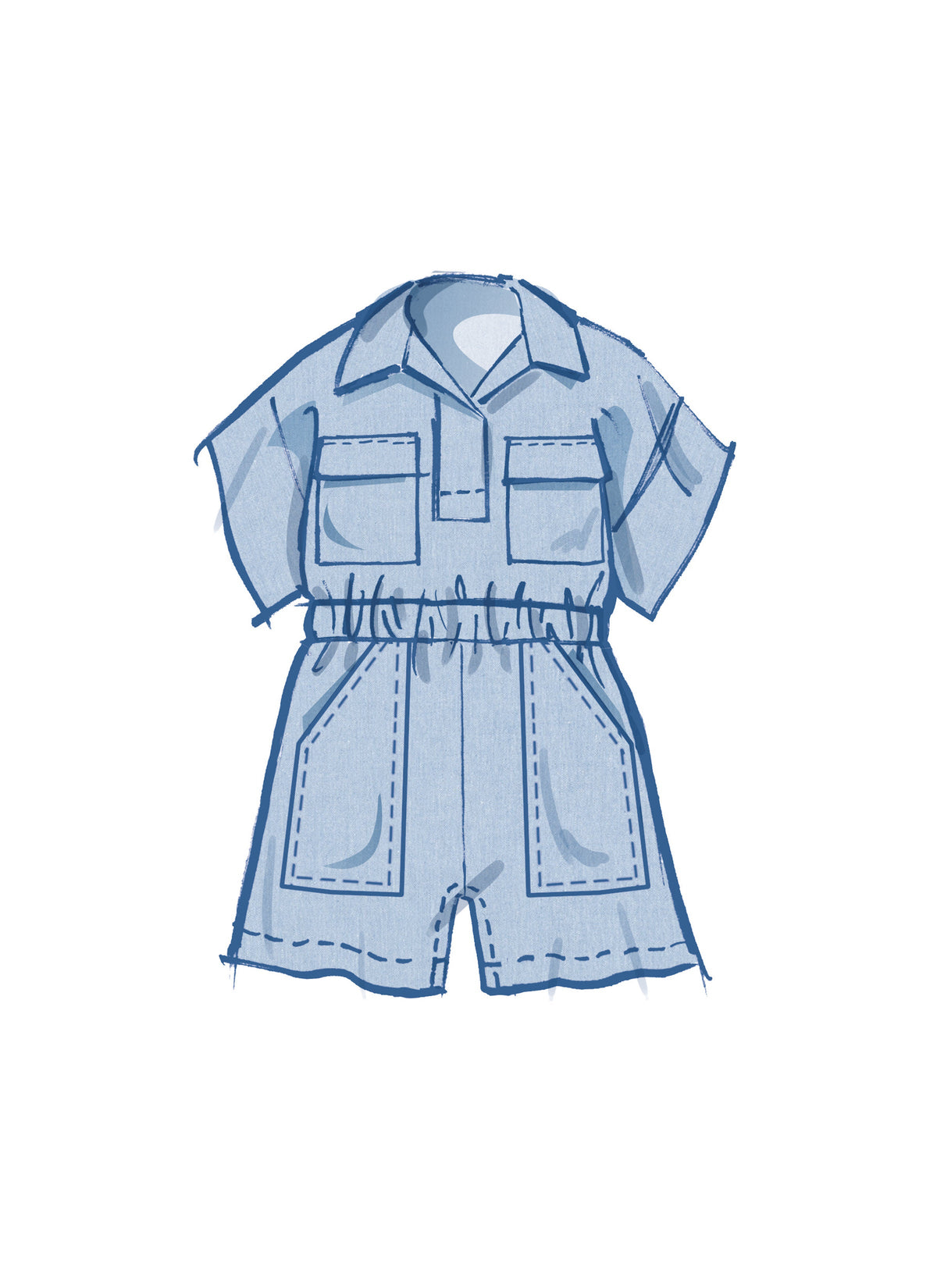 McCall’s Toddlers Top, Romper And Pants Sewing Pattern M8461