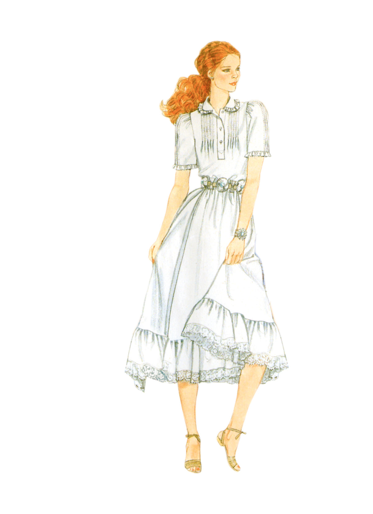 McCall’s Misses Blouse, Vest, Skirt And Petticoat Sewing Pattern M8463