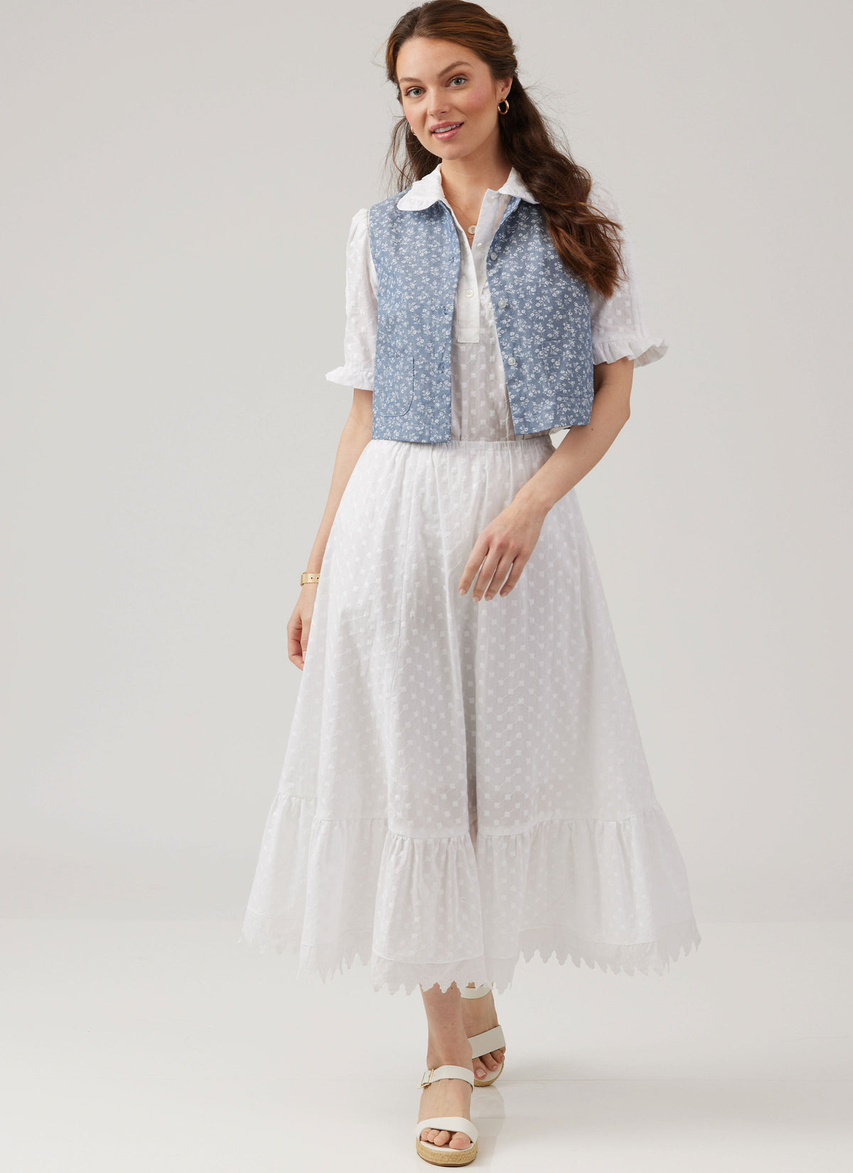 McCall’s Misses Blouse, Vest, Skirt And Petticoat Sewing Pattern M8463