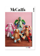 McCall’s Plush Animals Sewing Pattern M8470