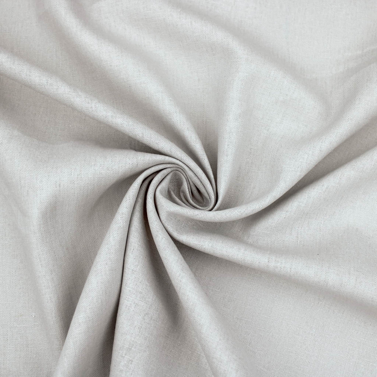 Madras Plain Cotton Linen - Light Grey