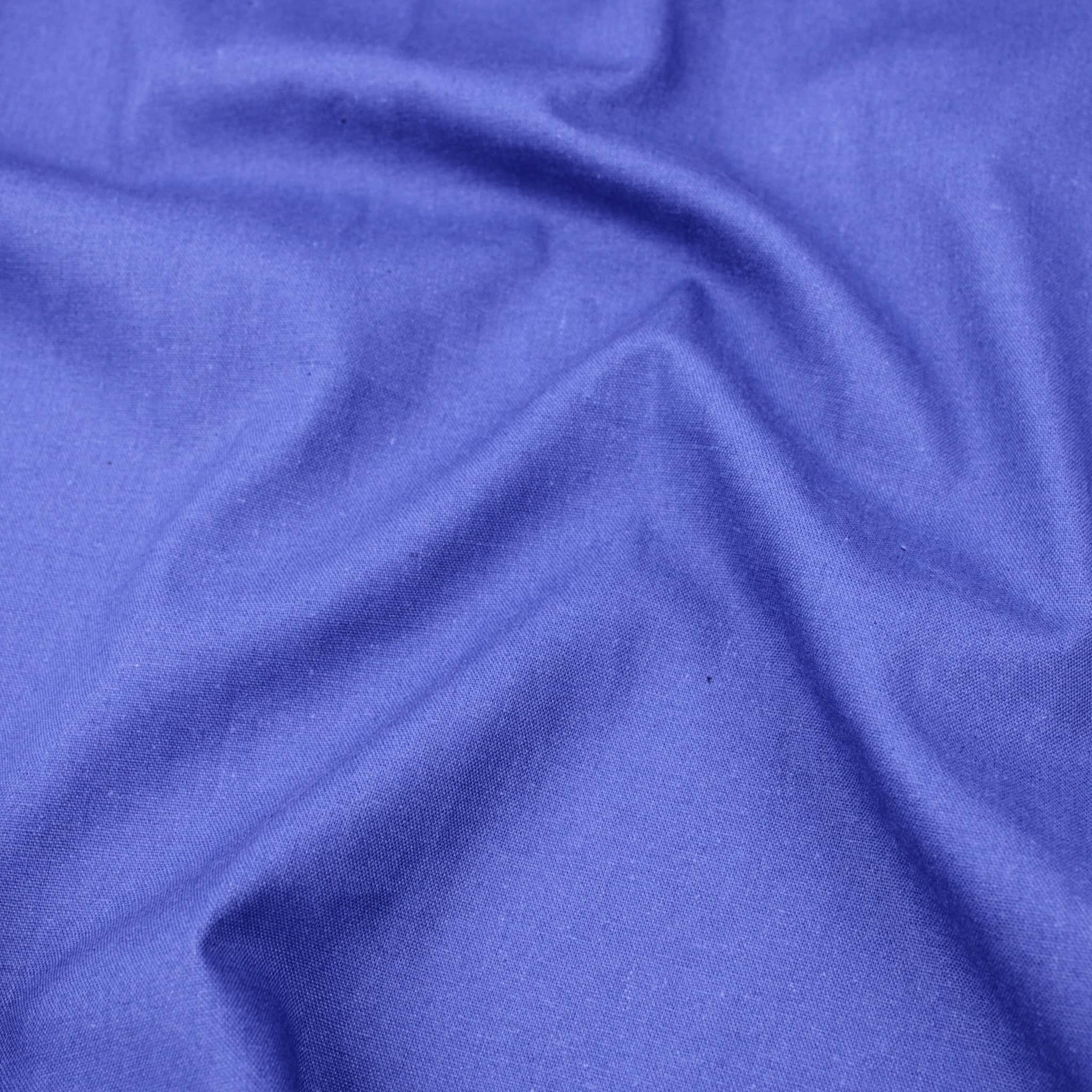 Madras Plain Cotton Linen - Royal Blue – Lullabee Fabrics