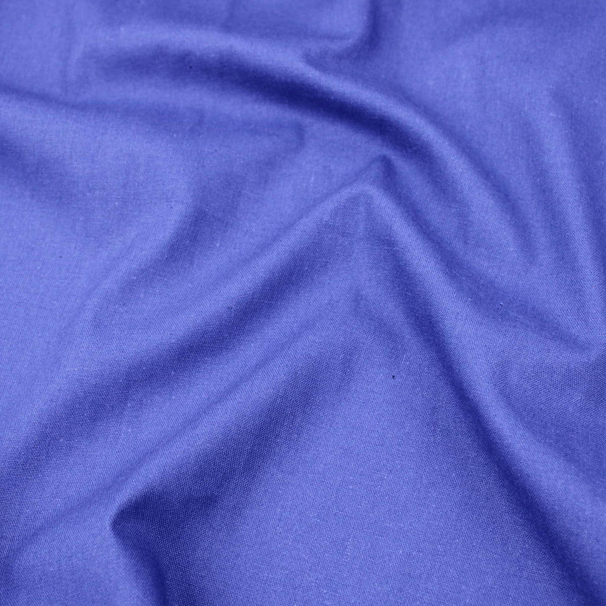 Madras Plain Cotton Linen - Royal Blue