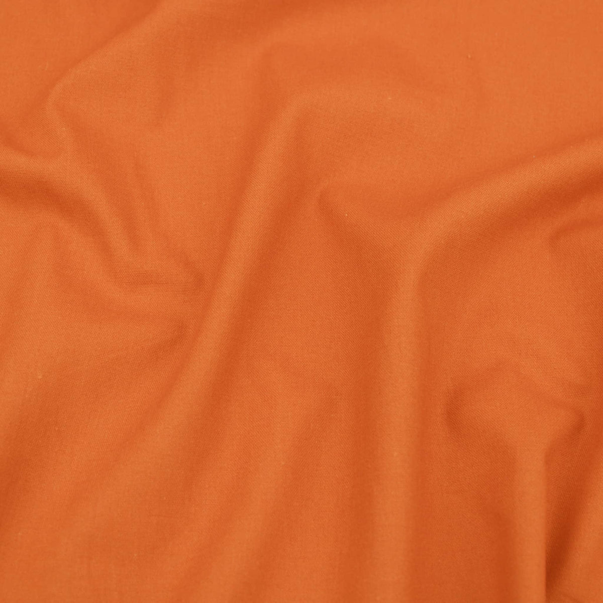 Madras Plain Cotton Linen - Rust
