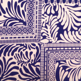 Magnolia Stretch Patchwork Light Dressmaking Fabric - Navy