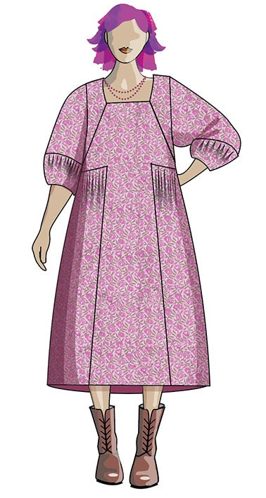 Mahal Dress Sewing Pattern - By Sew Different