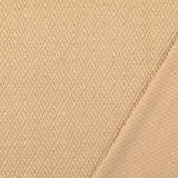 Maisie Heavy Knit Rubbed Jersey Cardigan Jumper Dressmaking Fabric - Sand