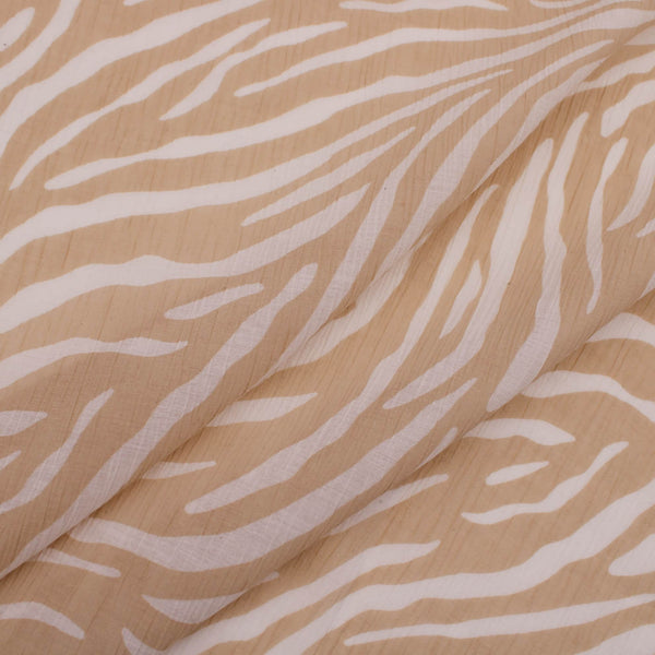 Crepe Natural Tiger Stripes