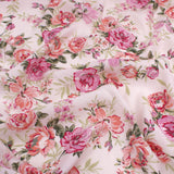 Roses Floral Satin