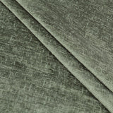 Marseille Thick Chenille Plain Textured Sofa Curtain Upholstery Fabric - Fern Green