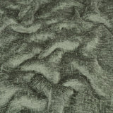 Marseille Thick Chenille Plain Textured Sofa Curtain Upholstery Fabric - Fern Green