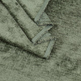 Marseille Thick Chenille Plain Textured Sofa Curtain Upholstery Fabric - Fern Green