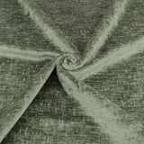 Marseille Thick Chenille Plain Textured Sofa Curtain Upholstery Fabric - Fern Green