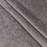 Marseille Thick Chenille Plain Textured Sofa Curtain Upholstery Fabric - Grey