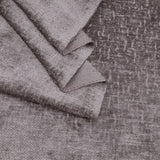 Marseille Thick Chenille Plain Textured Sofa Curtain Upholstery Fabric - Grey