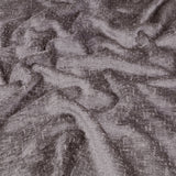 Marseille Thick Chenille Plain Textured Sofa Curtain Upholstery Fabric - Grey