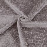 Marseille Thick Chenille Plain Textured Sofa Curtain Upholstery Fabric - Grey