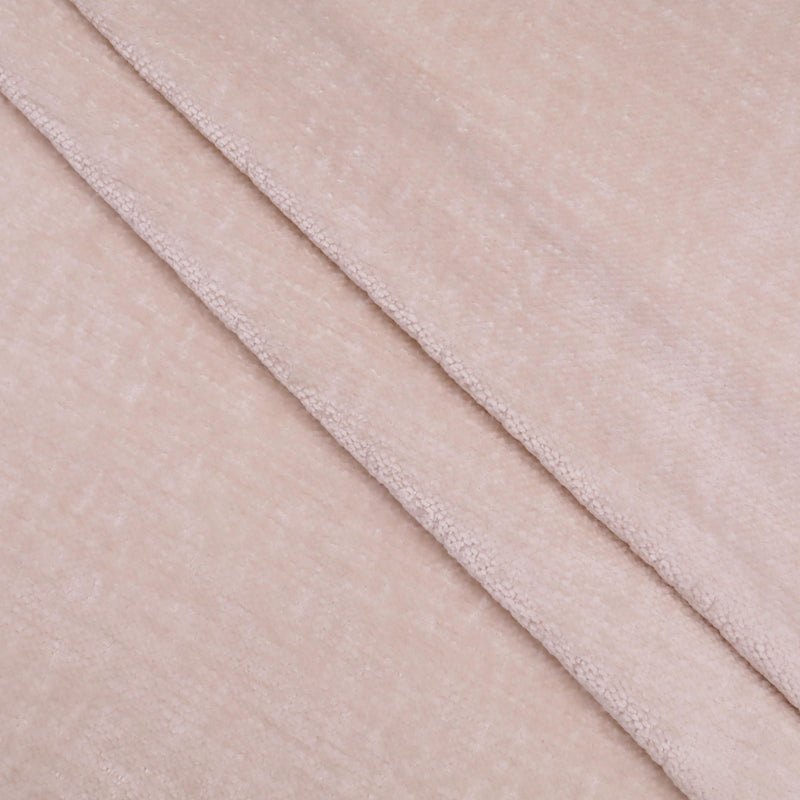 Marseille Thick Chenille Plain Textured Sofa Curtain Upholstery Fabric - Natural