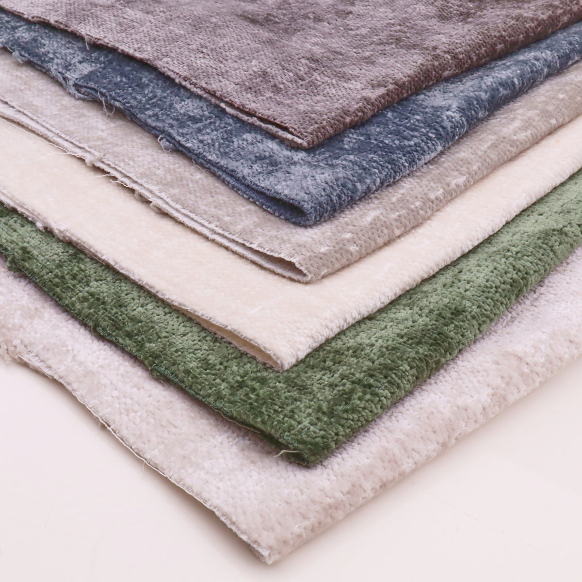 Marseille Thick Chenille Plain Textured Sofa Curtain Upholstery Fabric - Natural