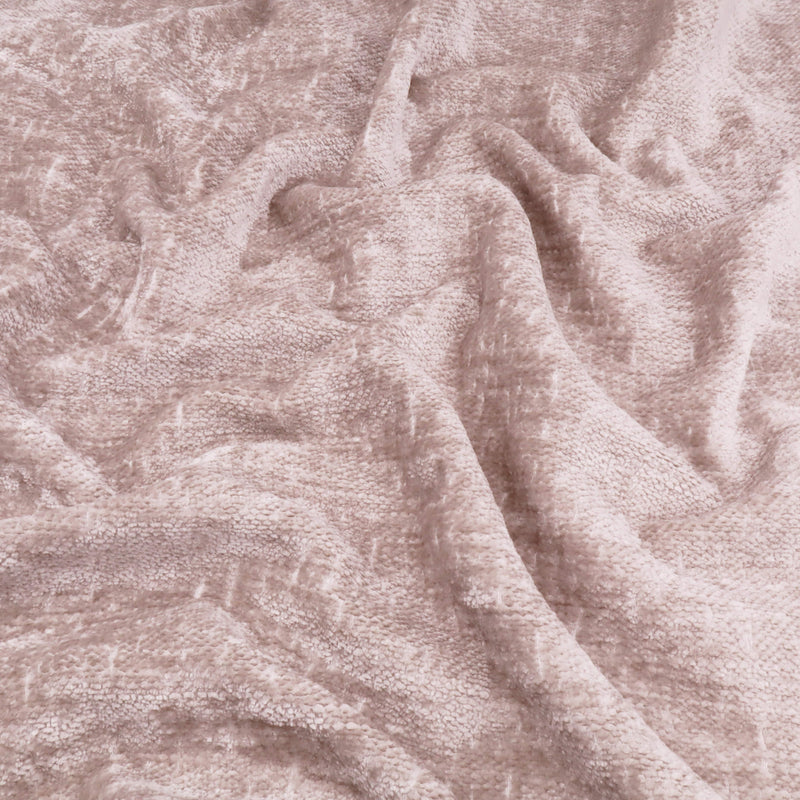Marseille Thick Chenille Plain Textured Sofa Curtain Upholstery Fabric - Timberworlf