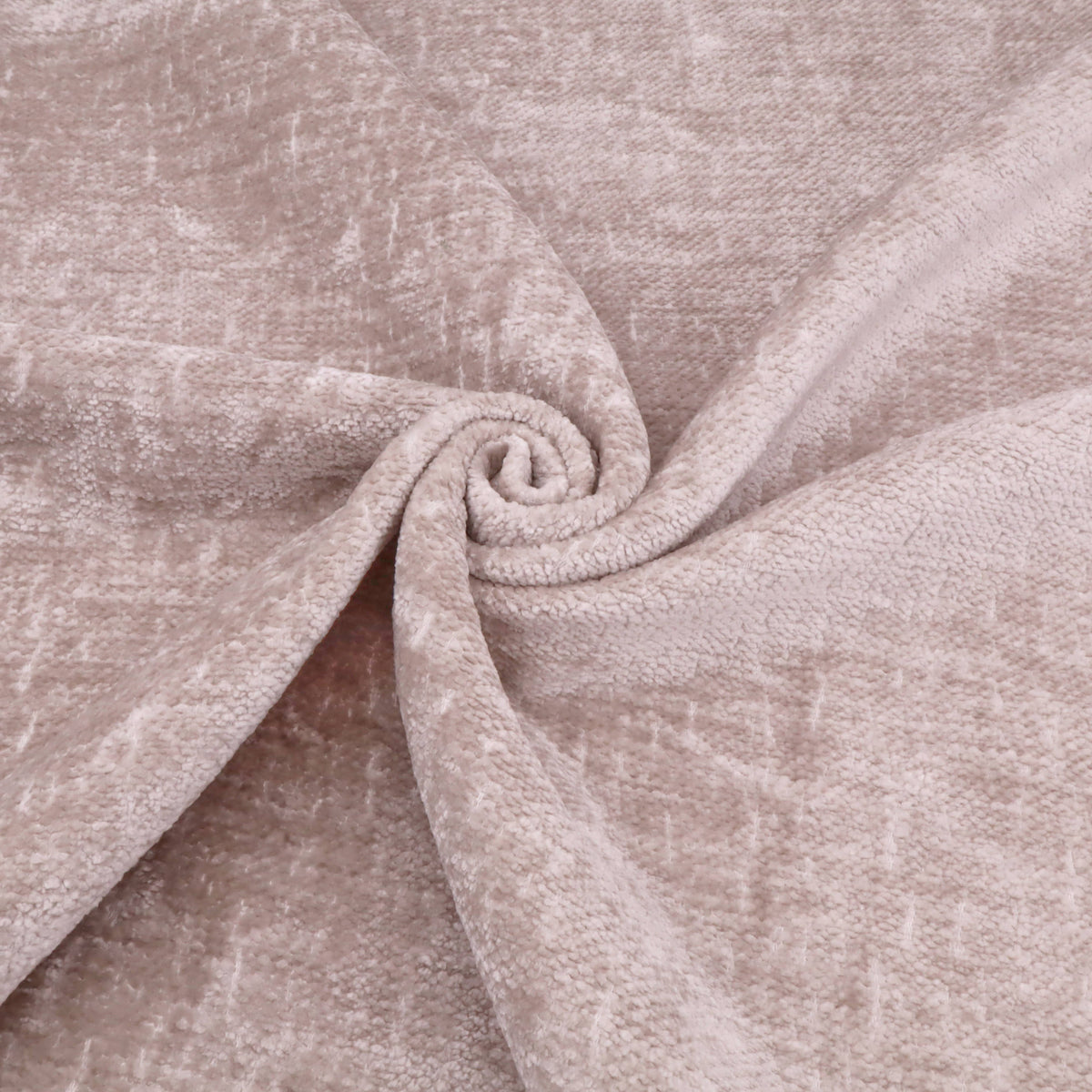 Marseille Thick Chenille Plain Textured Sofa Curtain Upholstery Fabric - Timberworlf