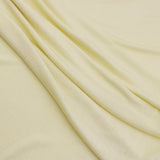 Maxine Slinky Shiny Stretch Textured Jersey Fabric - Pastel Yellow