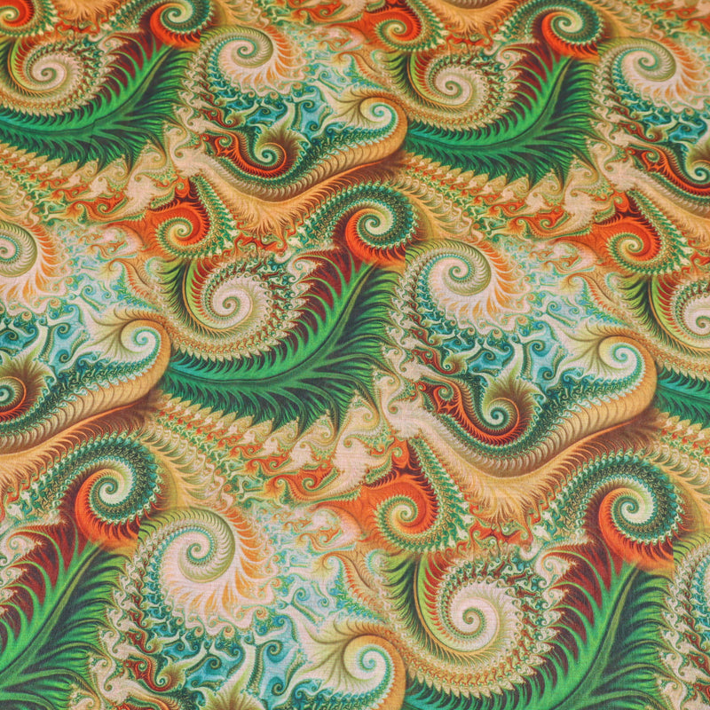 Green Dragon Swirls